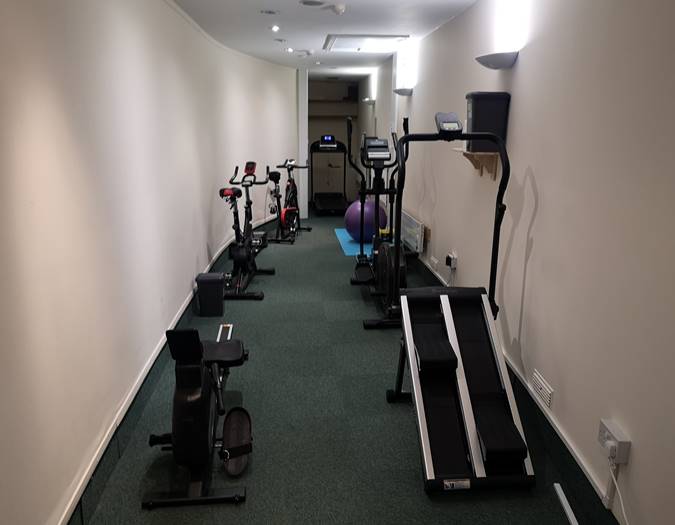 Stair climber and rowing machines